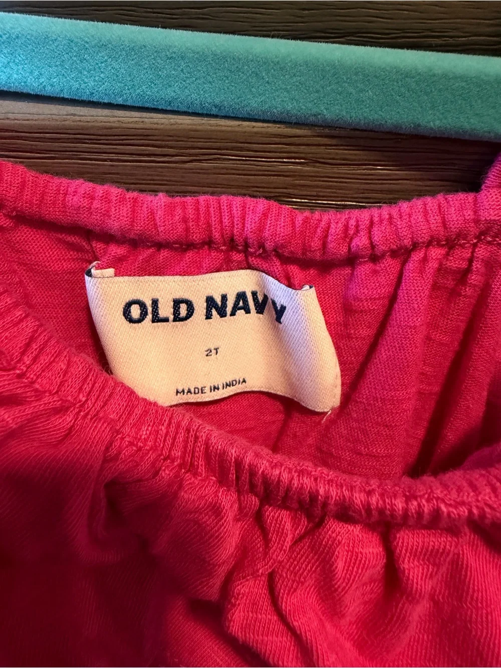 Old Navy Toddler Girl Hot Pink Summer Dress with Ruffles Size 2T Like New